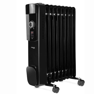 Black portable heater radiator