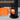 Fireplace display tower heater with handle.