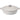 Grey shallow cast casserole pan with lid.