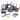 35pc Kitchen Cookware and utensil set includes Casserole pots, Dutch Ovens, Saucepans, Crepe Pan, heat protectors, frying pans, utensil set and kitchen knives.
