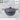 nuovva 2pc 32cm grey marble stockpot with glass lid and 9L capacity.