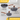 5 pcs greygranite cookware set includes a 22cm frying pan, 22.5cm stock pot with lid and a 18.5cm saucepan with lid.