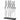 Stainless Steel Kitchen knife set with clear acrylic block.