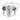 Nuovva deep stainless steel stockpot with glass lid and riveted handles