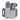Nuovva 17pcs grey kitchen utensils and kitchen knives with storage block and chopping board. 