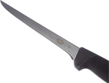 Victorinox Fibrox Boning Rear Curved Edge Knife | Black