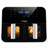 Dual Air Fryer Oven With 12 Presets – 9L, 2400W, by Nuovva. Healthy cooking