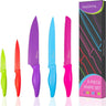 Multicolour chefs knives set 