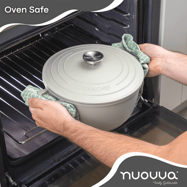Oven safe aluminium cookware with lid