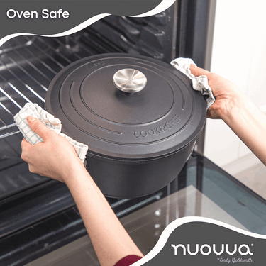 Oven safe cookware. Induction casserole dish.