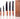 5 piece copper chefs knives set