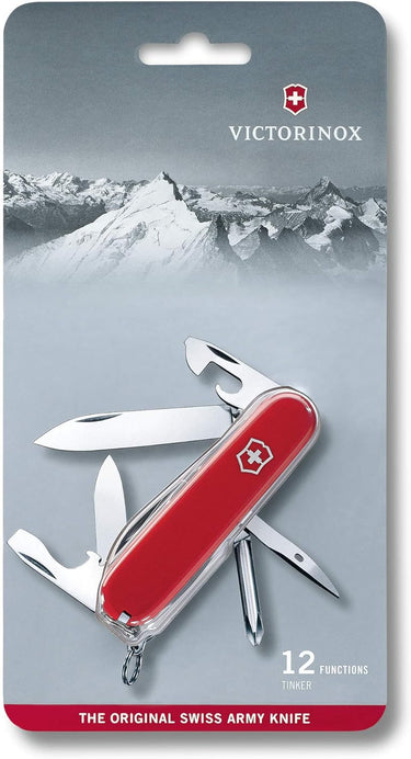 Victorinox Tinker Swiss Army Pocket Knife | Medium | 12 Functions  | 9.1 cm