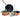 Copper induction cookware set with frying pan, saucepan and stock pot