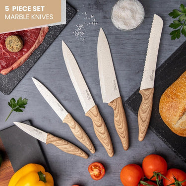 5 piece kitchen knives set