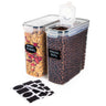 2 pack cereal containers. Storage containers for home organisation 