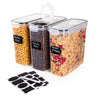 Cereal storage containers. kitchen organisation containers