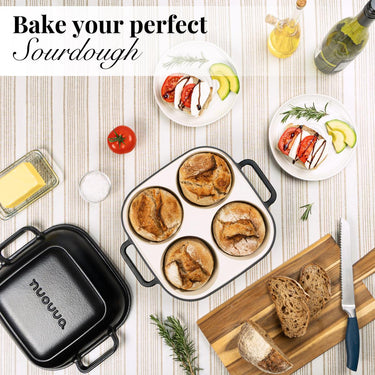 Bake your perfect sourdough with the nuovva cast iron bread loaf pan at Kochkochin