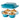 Blue cast iron bread loaf pan with 4 bread compartments for easy home baking