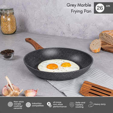26cm Marble Granite Non-Stick Frying Pan, Nuovva
