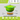 Light green induction cooking. Cast iron cookware with lid. 