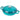 Teal cast iron casserole dish with lid. 