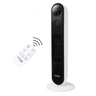 Portable heater with touchscreen and remote control