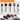 Nuovva kitchen utensil including serving spoon, ladle, draining spoon, slotted turner and spaghetti spoon.