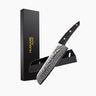 Japanese slicing knife with protective sheath, Pakkawood handle and sleek gift box