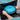 Blue Dutch oven. Cast iron oven safe cookware. 