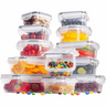 12 piece storage containers with lids. Airtight food containers