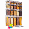 Set of storage containers for cereal and kitchen organisation