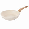 Cream non-stick frying pan