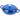 Blue cast iron casserole dish. 