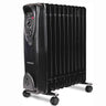 Black portable radiator 