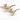 Cream marble saucepan set with lid