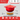 Red induction cast iron cookware with lid. Casserole pot for induction top. 