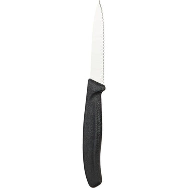 Victorinox Wavy Edge Swiss Classic Paring Knife | Black |  8 cm