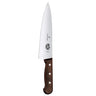 Victorinox carving knife with stainless steel blade and wooden handle