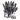 17-Piece Professional Kitchen Knife Set with Acrylic Block, Black Granite