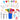 36-Piece Colourful Silicone Kitchen Utensils Set with Stainless Steel Handles, Nuovva