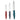 Dull coloured kitchen knife set