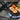 Cast iron griddle pan with precise heat distribution