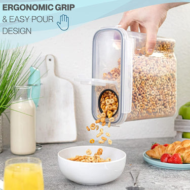 Airtight cereal container, kitchen organisers