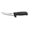 Victorinox Fibrox boning knife with safety grip and curved stainless steel blade 