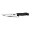 Victorinox Fibrox Chef's Knife with a 19cm stainless-steel blade and black handle.