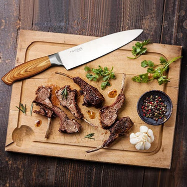 Wooden meat cleaver